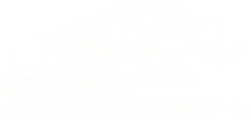 silhouette de coureur en mouvement rapide avec effet de vitesse