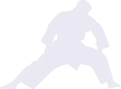 silhouette de joueur de sport en position dynamique